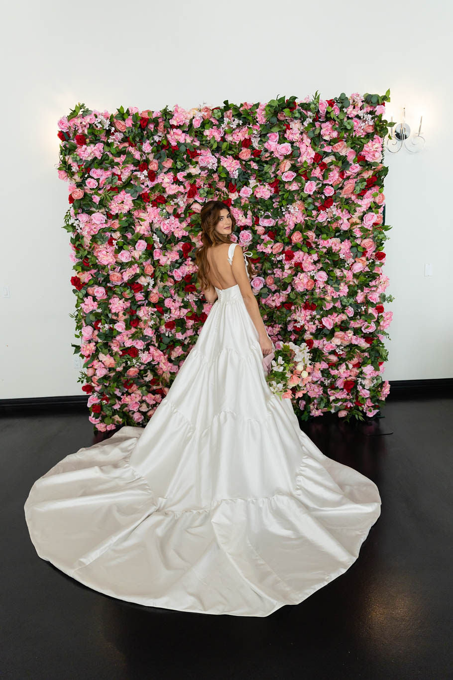 The Scarlett Flower Wall